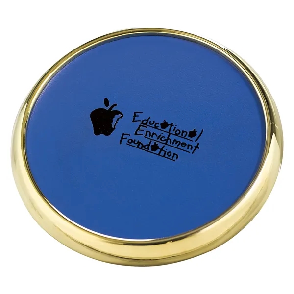 Leather Coaster... from ASI 40480 Koozie Group / Norwood