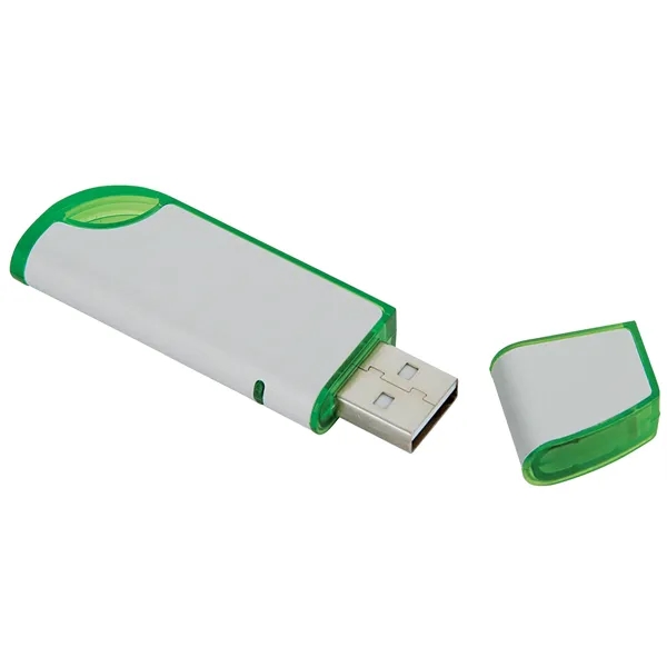 4 GB Slanted USB 2.0 Flash Drive... from ASI 40480 Koozie Group / Norwood