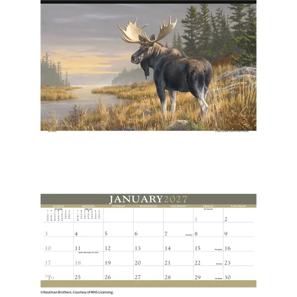 Wildlife Art by the Hautman Brothers... from ASI 40480 Koozie Group / Norwood Triumph Calendar