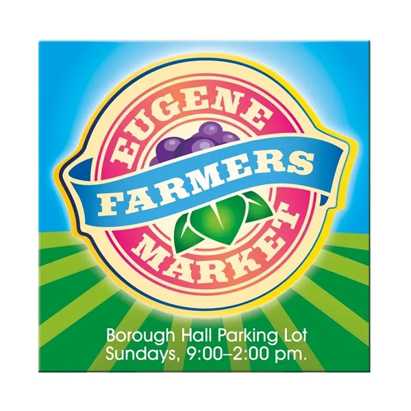 4" x 4" Square Magnet... from ASI 40480 Koozie Group / Norwood