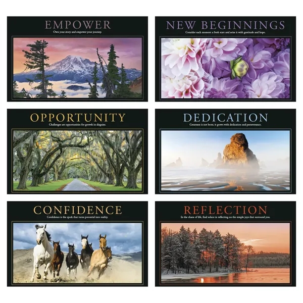 17 x 23 2024 Motivations calendar on 100# glossy paper with... from ASI 40480 Koozie Group / Norwood Triumph Calendar