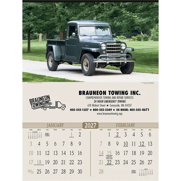 Antique Trucks... from ASI 40480 Koozie Group / Norwood Triumph Calendar