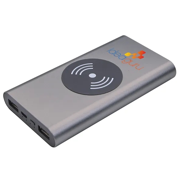 Aluminum HD Wireless Power Bank 10,000 mAh... from ASI 40480 Koozie Group