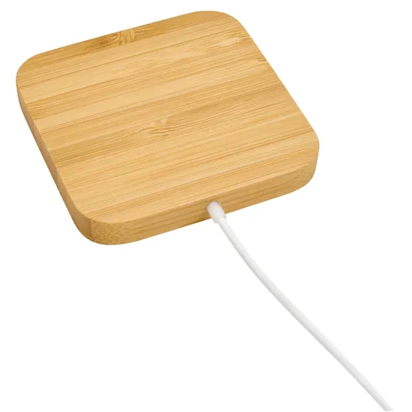 Bamboo Magnet-Hold 15W Wireless Charger... from ASI 40480 Koozie Group