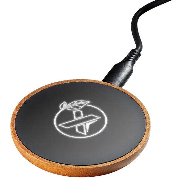SCX Design™ Maple Wood 10W Wireless Charger... from ASI 40480 Koozie Group
