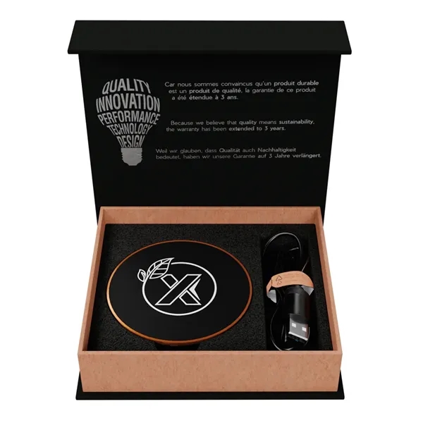 SCX Design™ Maple Wood 10W Wireless Charger... from ASI 40480 Koozie Group