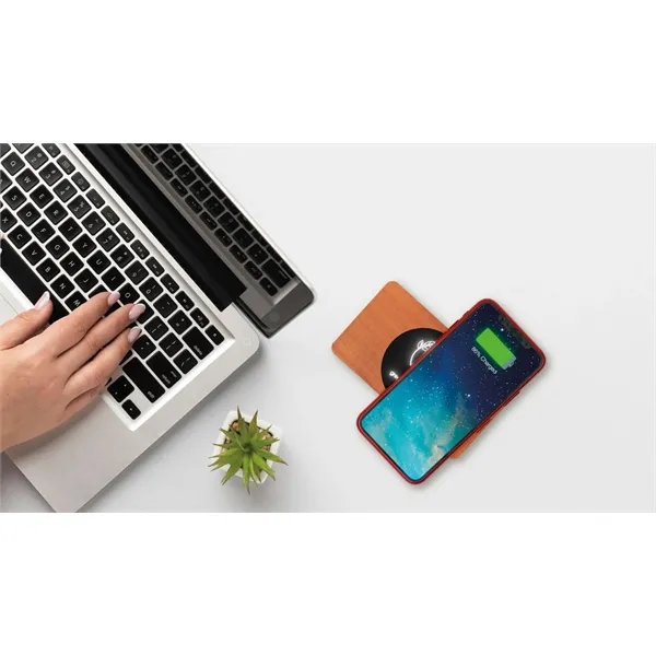 SCX Design™ Bamboo Wireless Power Bank 10,000 mAh... from ASI 40480 Koozie Group