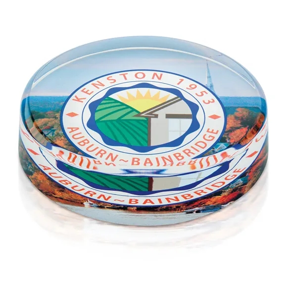 Round Paperweight... from ASI 40480 Koozie Group / Norwood