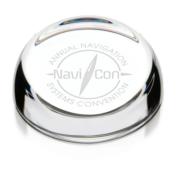Clear Slant-Top Paperweight... from ASI 40480 Koozie Group / Norwood