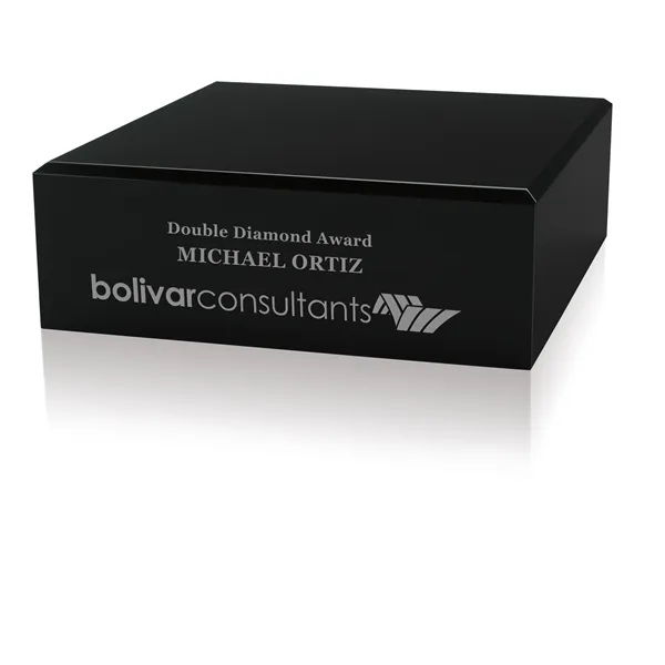 Square Black Glass Base... from ASI 40480 Koozie Group / Norwood