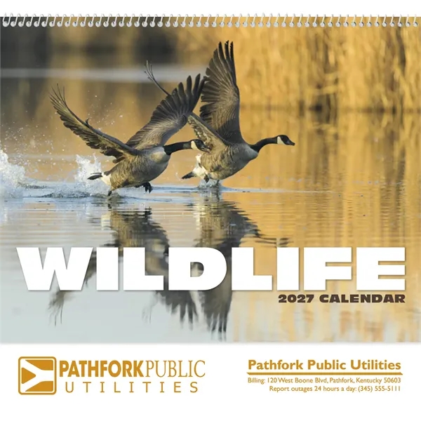 Wildlife Appointment Calendar - Spiral... from ASI 40480 Koozie Group / HotLine®