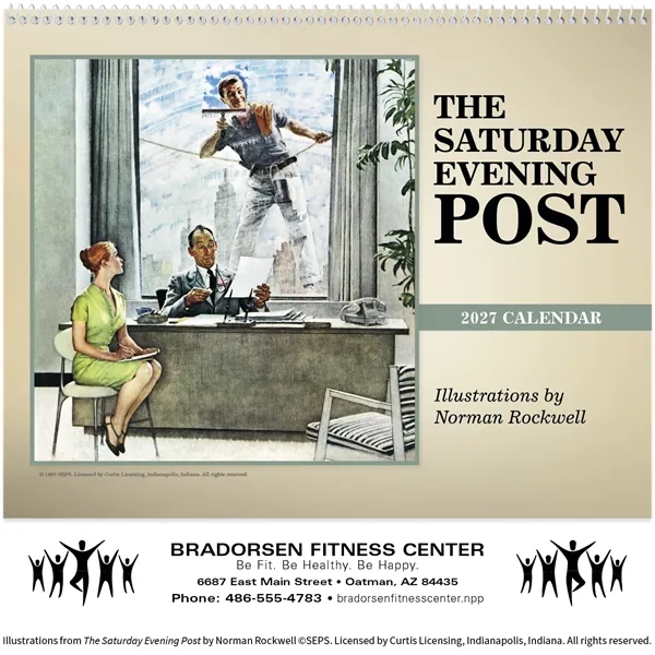 The Saturday Evening Post Deluxe Pocket... from ASI 40480 Koozie Group / Norwood Triumph Calendar