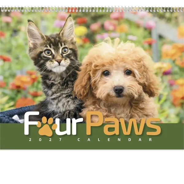Four Paws Appointment Calendar - Spiral... from ASI 40480 Koozie Group / HotLine®