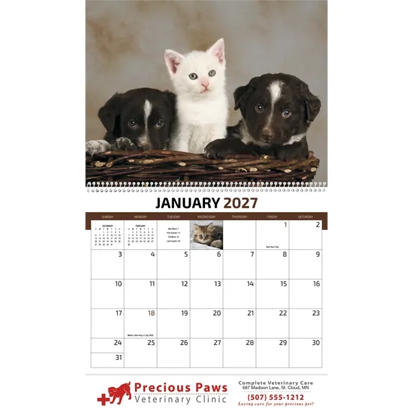 Four Paws Appointment Calendar - Spiral... from ASI 40480 Koozie Group / HotLine®