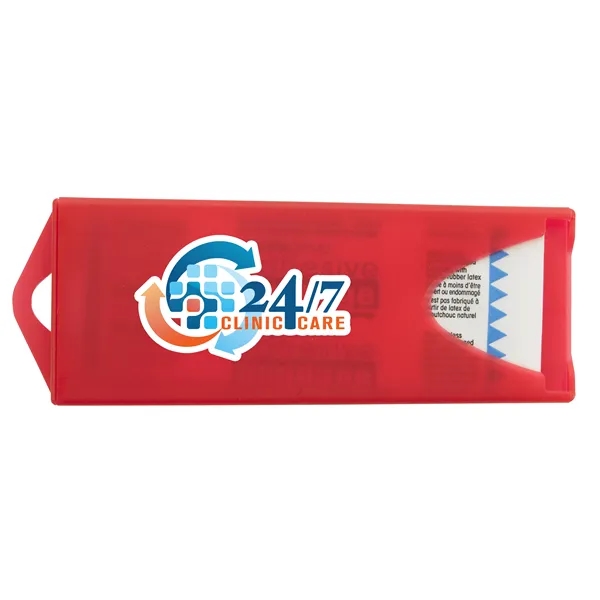 Original Colored Bandage Dispenser with Clear Bandages... from ASI 40480 Koozie Group