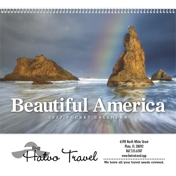Beautiful America Pocket... from ASI 40480 Koozie Group / Norwood Triumph Calendar