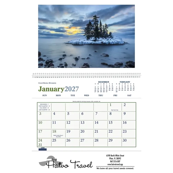 Beautiful America Pocket... from ASI 40480 Koozie Group / Norwood Triumph Calendar