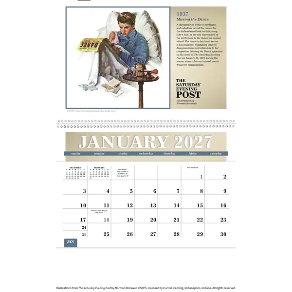 The Saturday Evening Post Pocket... from ASI 40480 Koozie Group / Norwood Triumph Calendar