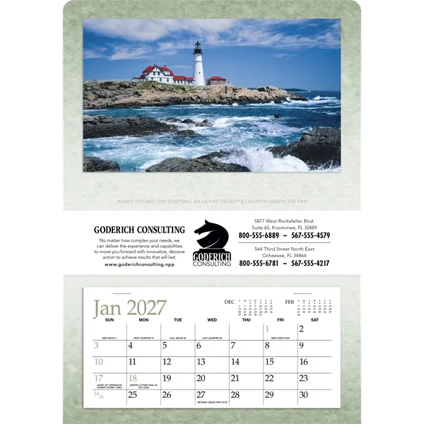 Single Pocket... from ASI 40480 Koozie Group / Norwood Triumph Calendar