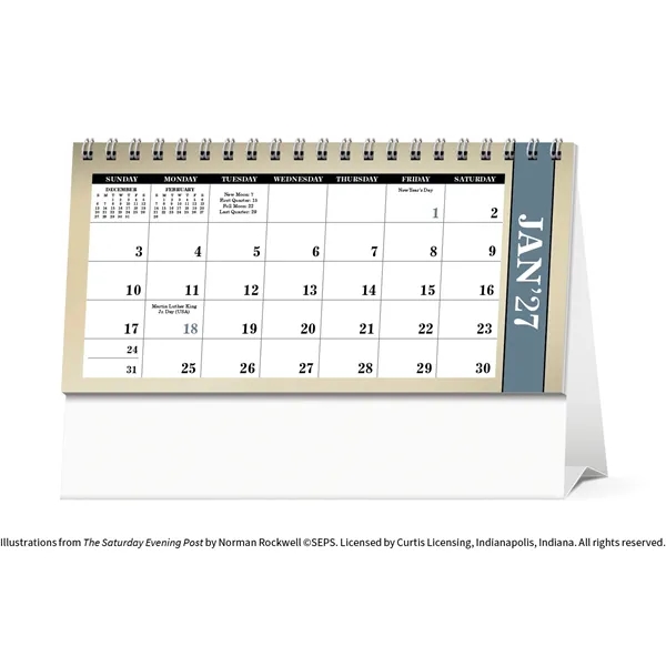 The Saturday Evening Post Desk... from ASI 40480 Koozie Group / Norwood Triumph Calendar