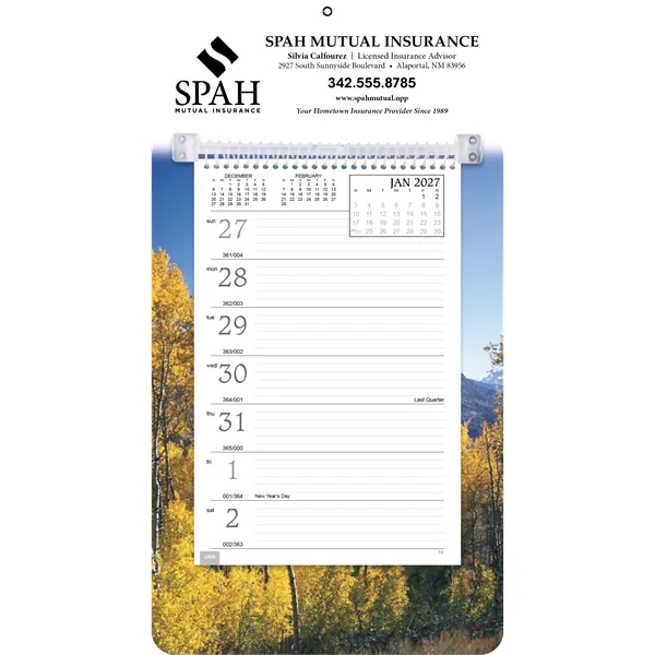 Full-Color Weekly Memo... from ASI 40480 Koozie Group / Norwood Triumph Calendar