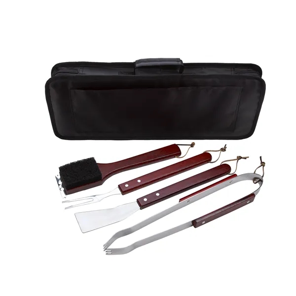 Sizzler 4-Piece BBQ Set... from ASI 40480 Koozie Group / Norwood