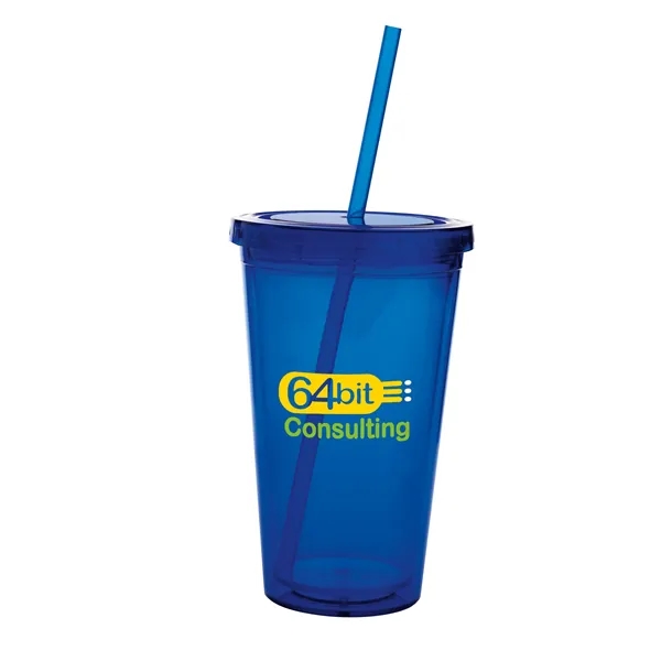 Double Wall Acrylic Tumbler - 18 oz.... from ASI 40480 Koozie Group / Norwood