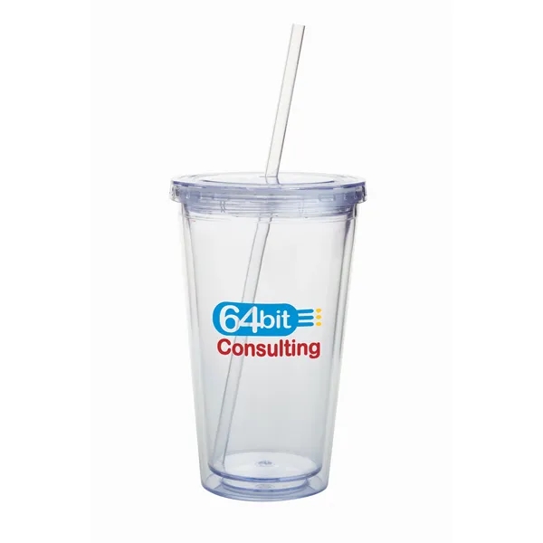 Double Wall Acrylic Tumbler - 18 oz.... from ASI 40480 Koozie Group / Norwood