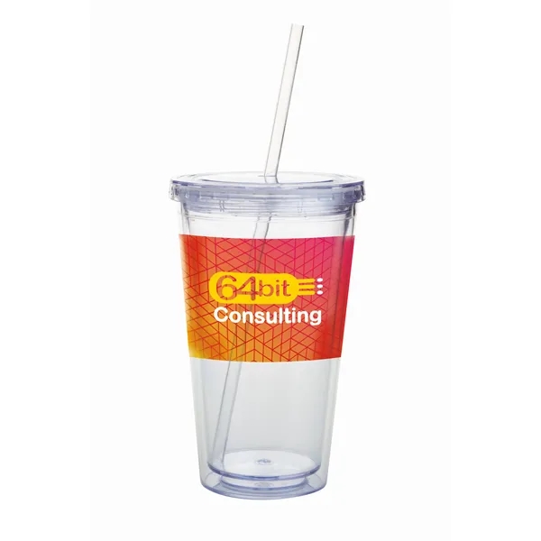 Double Wall Acrylic Tumbler - 18 oz.... from ASI 40480 Koozie Group / Norwood