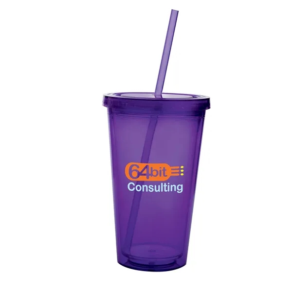 Double Wall Acrylic Tumbler - 18 oz.... from ASI 40480 Koozie Group / Norwood