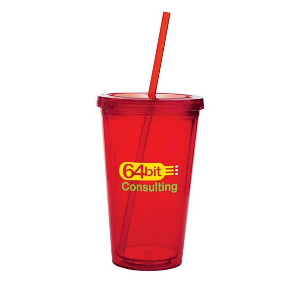 Double Wall Acrylic Tumbler - 18 oz.... from ASI 40480 Koozie Group / Norwood