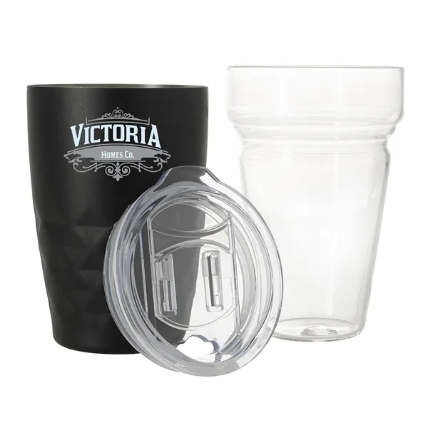 Howard Glass Vacuum Tumbler - 14 oz.... from ASI 40480 Koozie Group