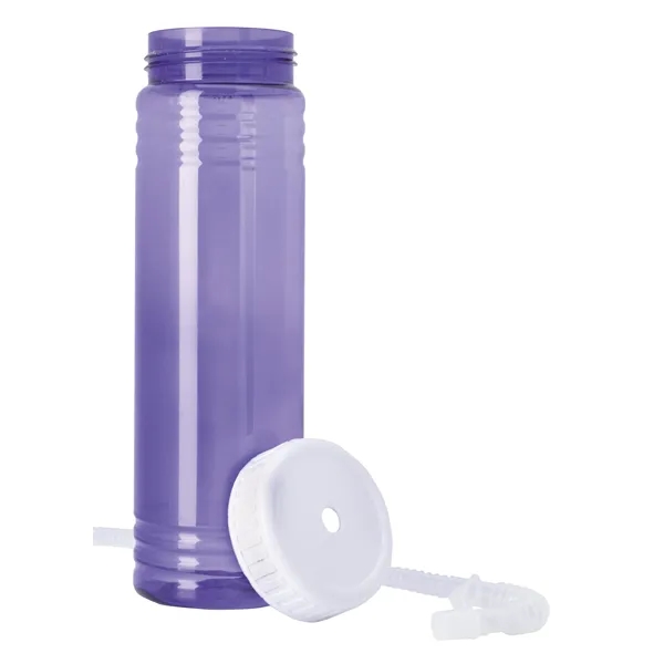 Slim Fit Water Bottle With Straw Lid - 24 oz.... from ASI 40480 Koozie Group