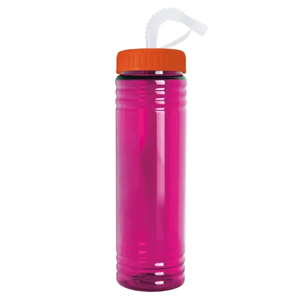 Slim Fit Water Bottle With Straw Lid - 24 oz.... from ASI 40480 Koozie Group