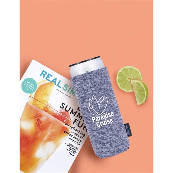 Koozie® Heather Collapsible Slim Can Cooler... from ASI 40480 Koozie Group