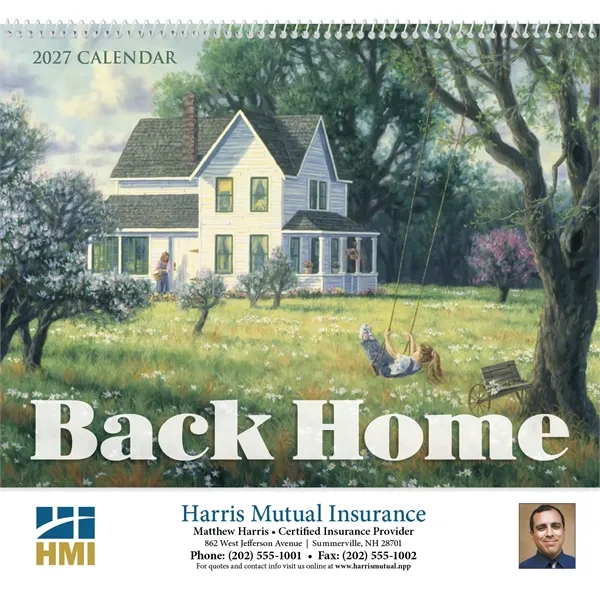 Back Home Appointment Calendar - Spiral... from ASI 40480 Koozie Group