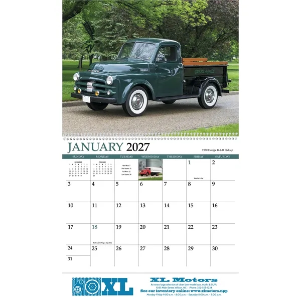 Classic Trucks Appointment Calendar - Spiral... from ASI 40480 Koozie Group / HotLine®