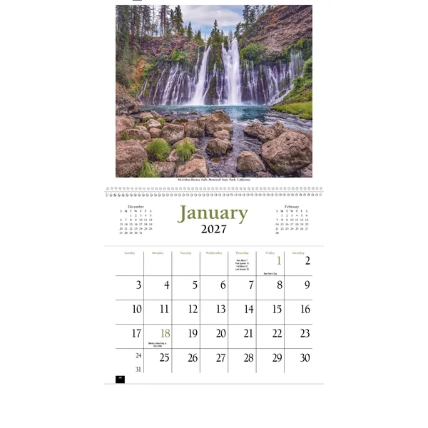 Scenic America® Pocket Calendar... from ASI 40480 Koozie Group / HotLine®