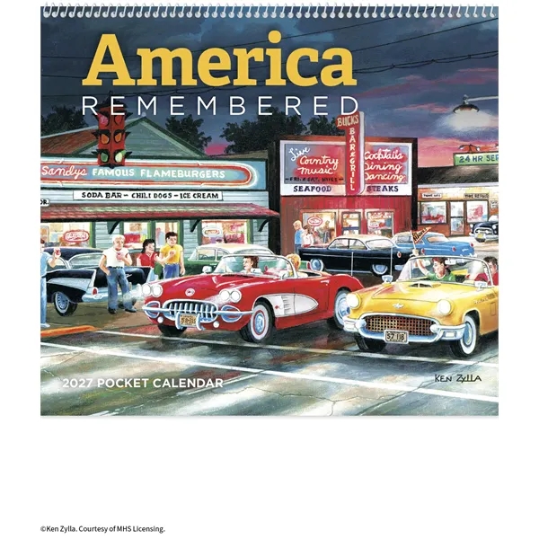 America Remembered Pocket Calendar... from ASI 40480 Koozie Group / HotLine®