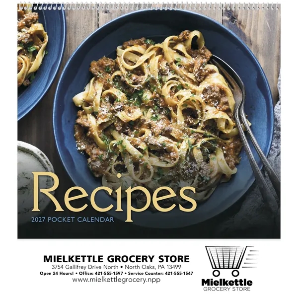 Recipe Pocket Calendar... from ASI 40480 Koozie Group / HotLine®