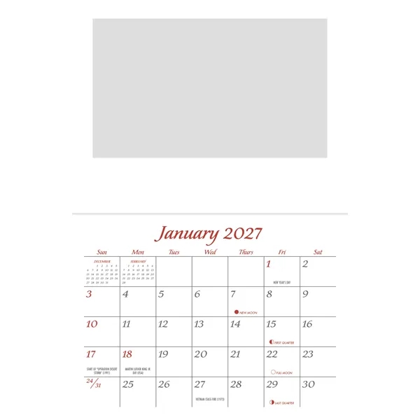 8 x 13 2024 recipe calendar on #50 paper.... from ASI 40480 Koozie Group / Norwood Triumph Calendar