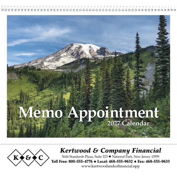 Memo Appointment with Picture... from ASI 40480 Koozie Group / Norwood Triumph Calendar