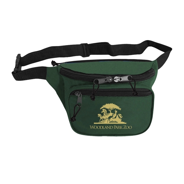 600D Polyester Two Pocket Fanny Pack... from ASI 31517 Admart Products / Admart Line