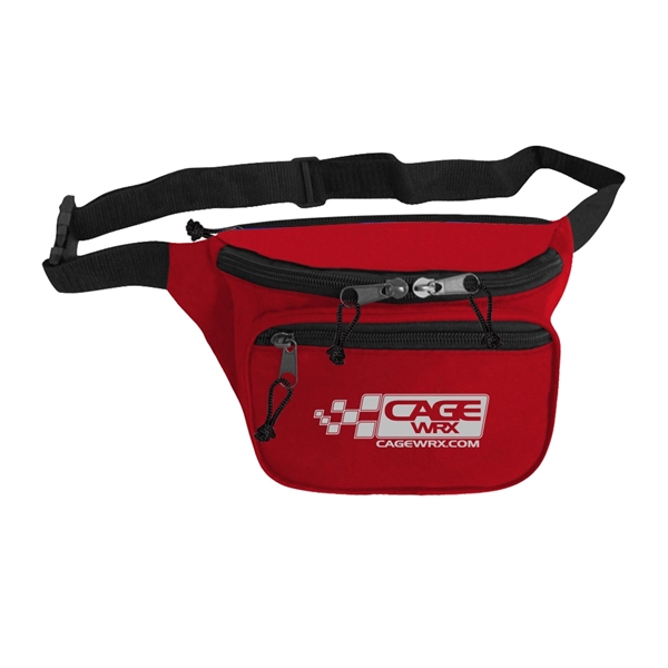 600D Polyester Two Pocket Fanny Pack... from ASI 31517 Admart Products / Admart Line