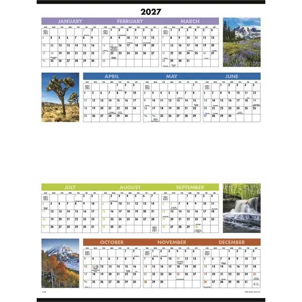 Scenic Span-A-Year... from ASI 40480 Koozie Group / Norwood Triumph Calendar