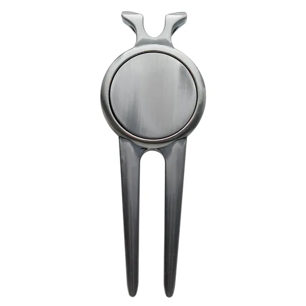 Deluxe Magnetic Divot Repair Tool with Ball Marker... from ASI 40480 Koozie Group / Norwood