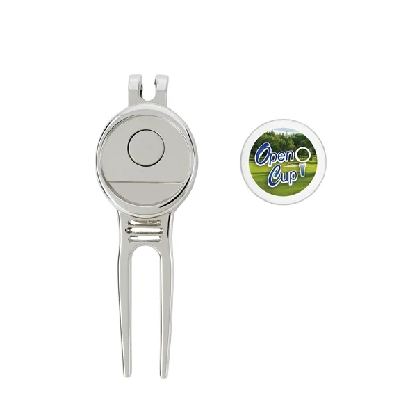 Golfers Divot Tool with Ball Marker... from ASI 40480 Koozie Group / Norwood