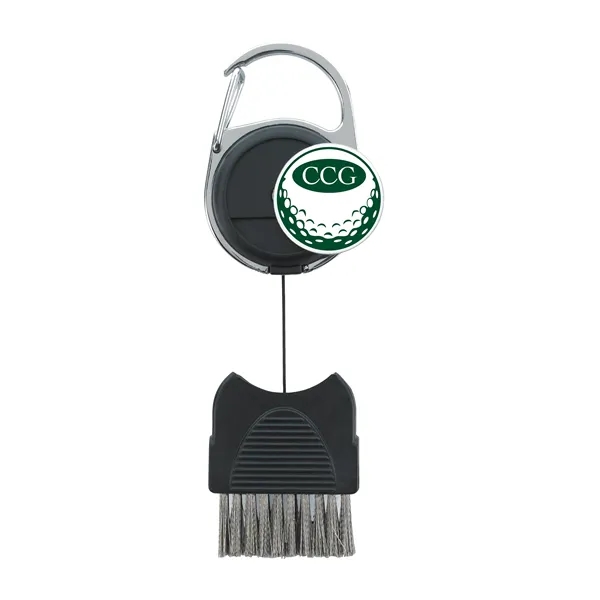 Golf Club Brush with Ball Marker... from ASI 40480 Koozie Group / Norwood