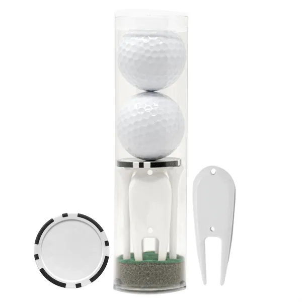 Classic 2-Ball Par Pack with Tees, Tool & Poker Chip... from ASI 40480 Koozie Group