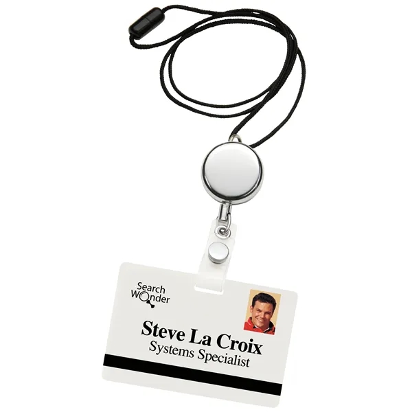 Dual Function Metal Badge Holder... from ASI 40480 Koozie Group / Norwood